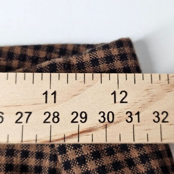 J. Jill Ponte Houndstooth Knit‎ Slim Legging Stretch Pull On Brown Womens XS - Picture 6 of 10